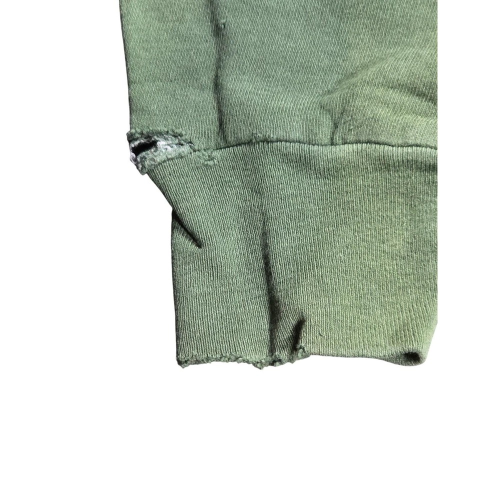 Vintage Fruit of the Loom Bontrager Cycles Bike Sport Green Hoodie Mens L - Picture 7 of 14